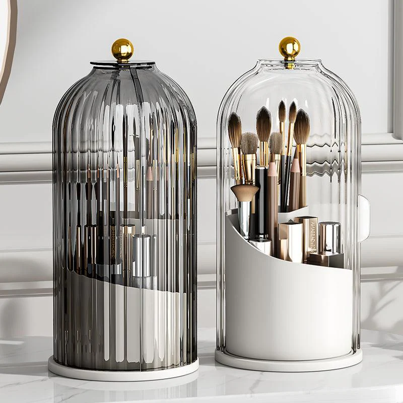 Elegante 360° draaiende Make-up Brush Organizer - Image 4
