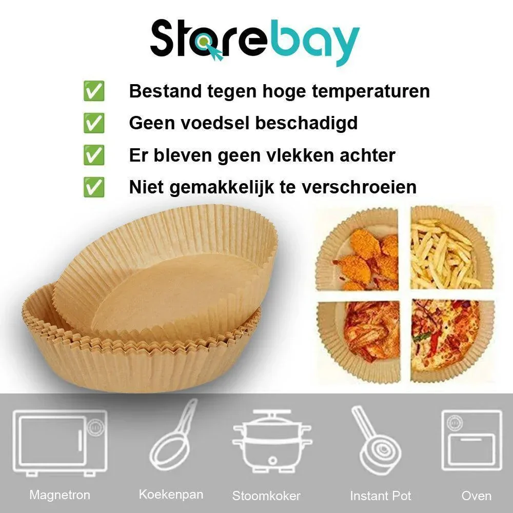 Airfryerbakjes | 100+ papieren airfryer mandjes - Image 3