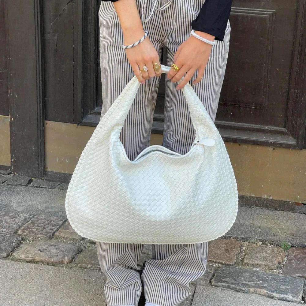 Amélie | Trendy gevlochten handtas - Image 8