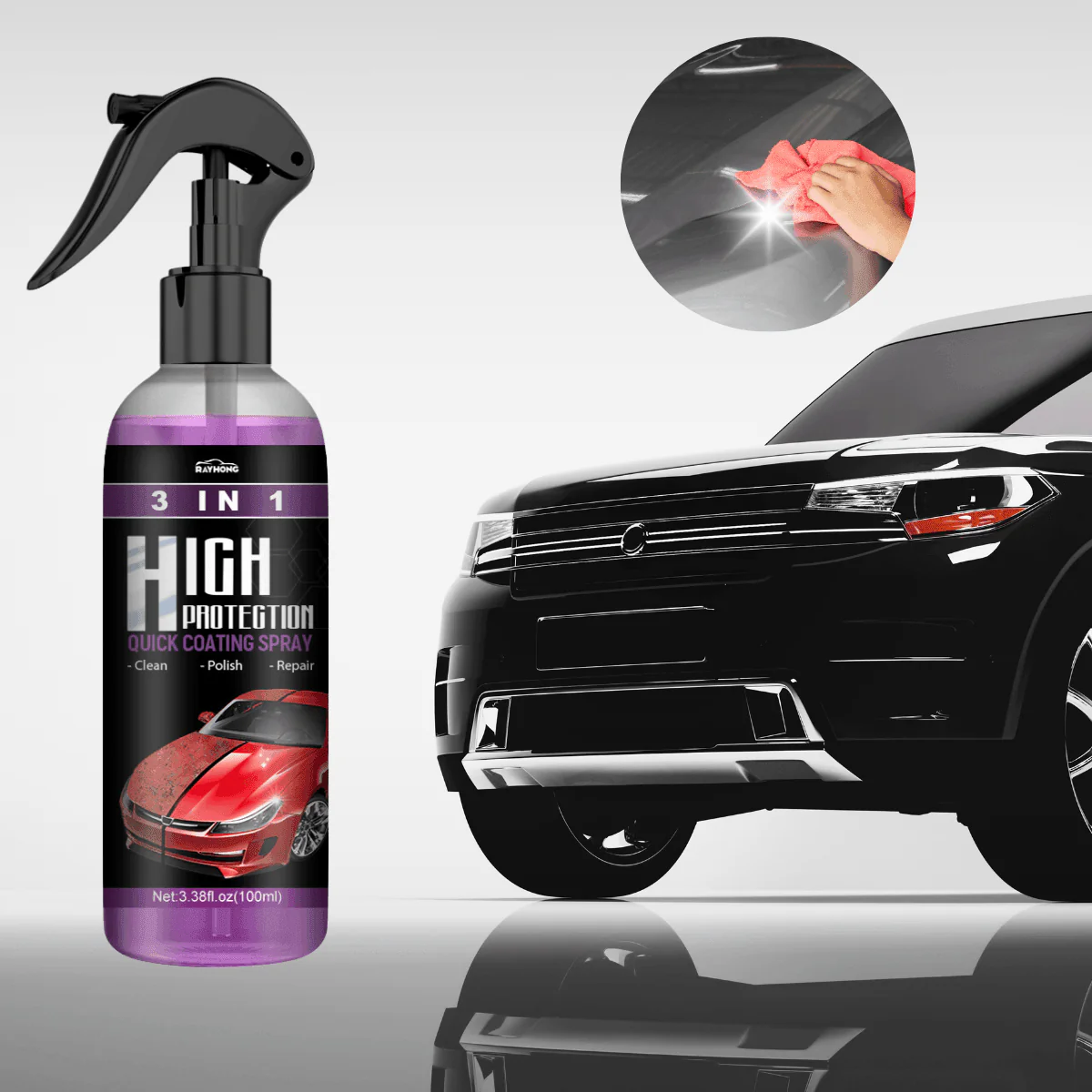 AutoGlanz™ | 3-in-1 Nano Keramische Coating Spray | 1+2 Gratis - Image 3