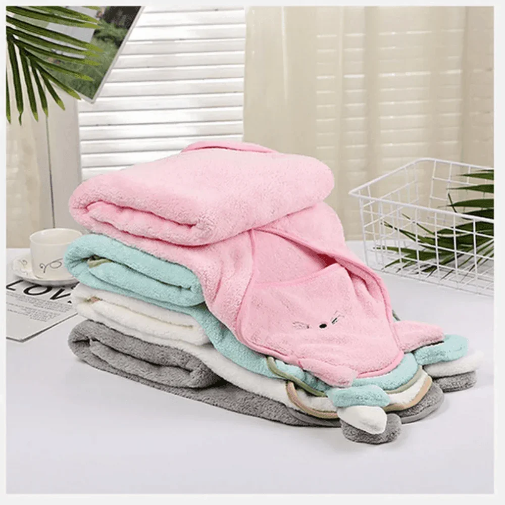 Baby badhanddoek met capuchon | Zachte, absorberende badhanddoek - Image 6