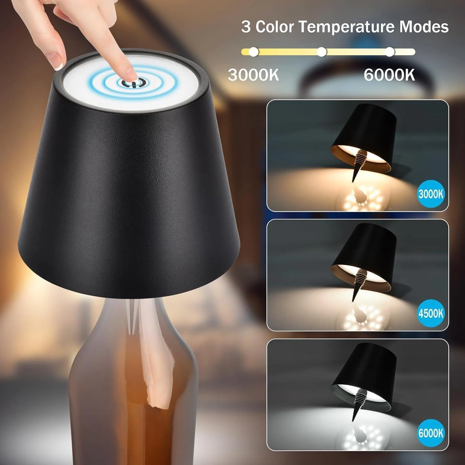 BottleBeam | Oplaadbare lamp voor flessen - Image 4
