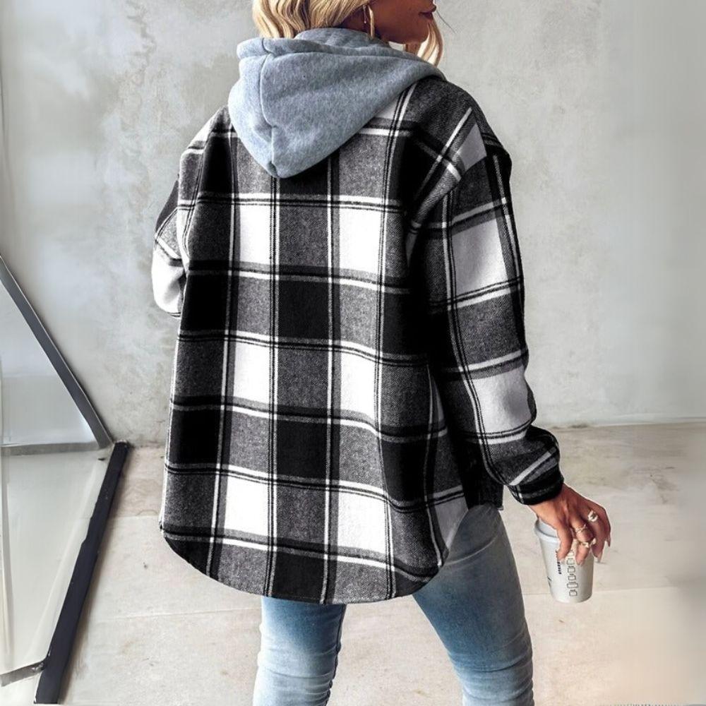 Camilla | Geruite winterhoodie - Image 5