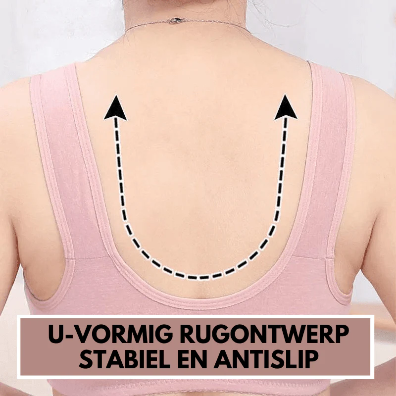 Ondersteunende Comfy BH met voorknoopsluiting (1+1 GRATIS) - Image 2