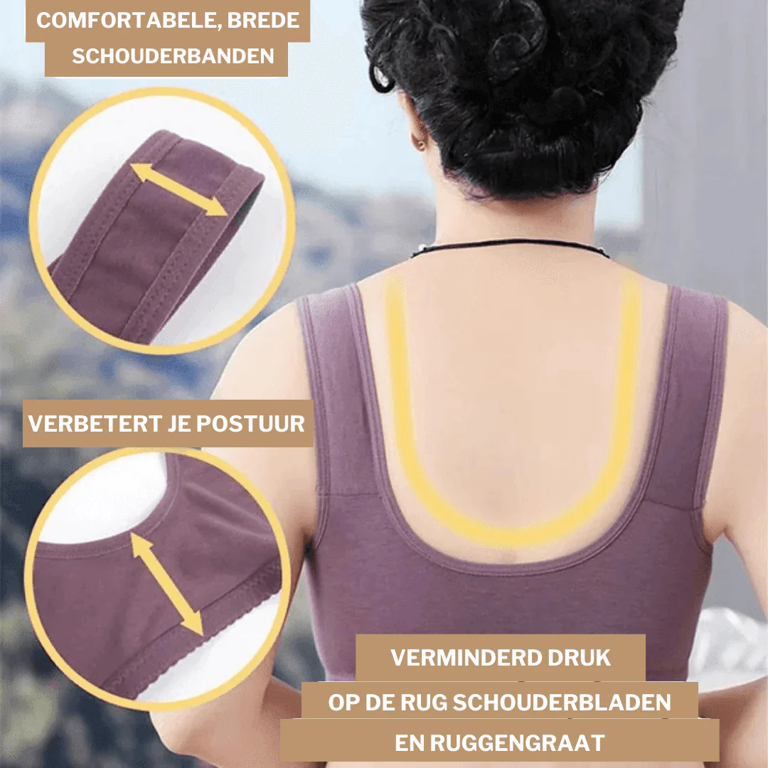Ondersteunende Comfy BH met voorknoopsluiting (1+1 GRATIS) - Image 3