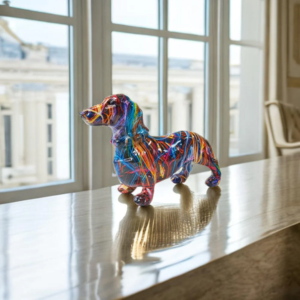 DachshundArt™ | Kleurrijke teckel decoratie voor een uniek interieur - Image 3