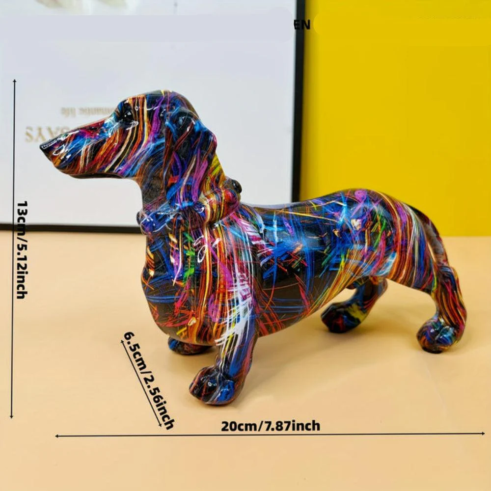 DachshundArt™ | Kleurrijke teckel decoratie voor een uniek interieur - Image 4