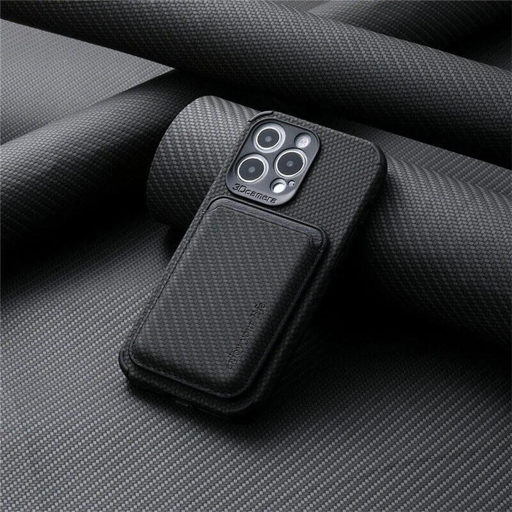 FiberGuard MagSafe Portemonneehoes | Carbonvezel Design - Image 3