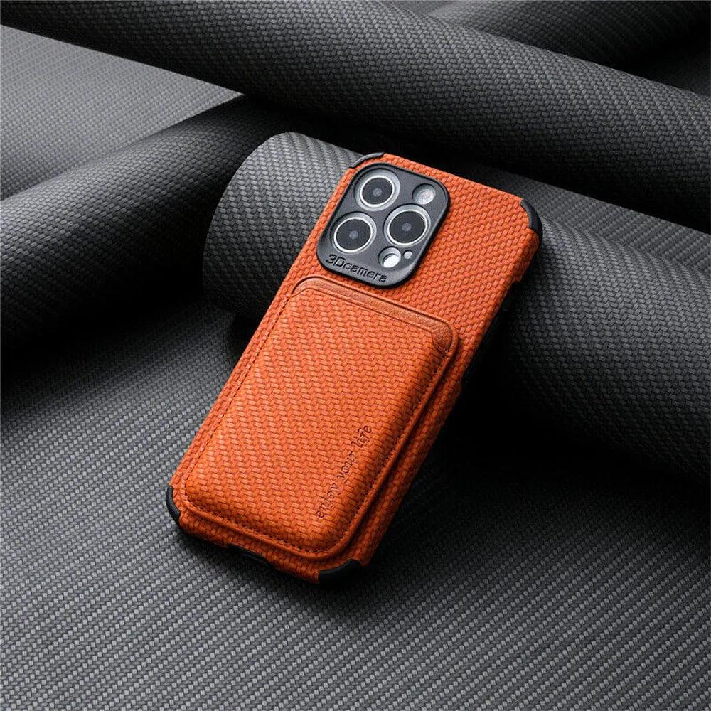 FiberGuard MagSafe Portemonneehoes | Carbonvezel Design - Image 4