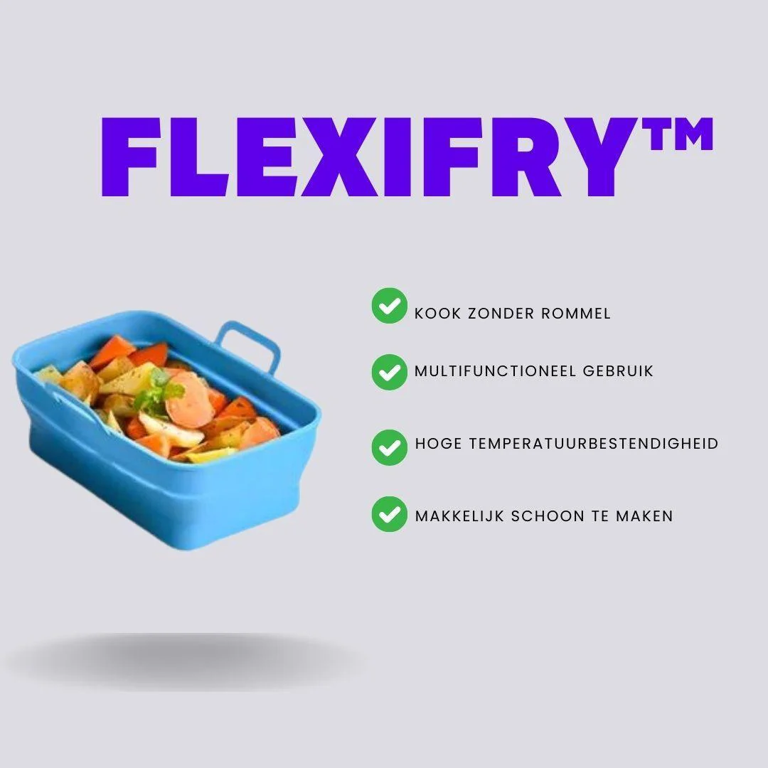 FlexiFry™ | Siliconen bakje voor airfryers - Image 10