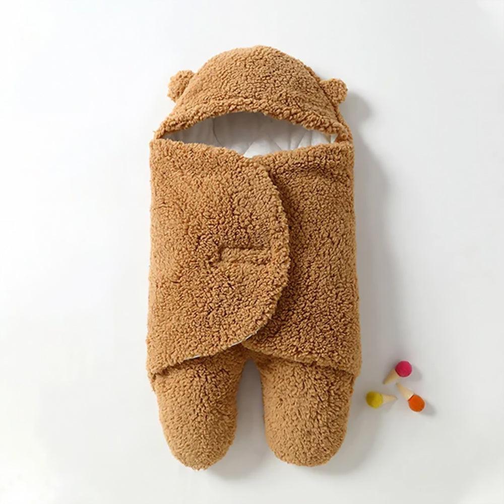 Fluffy Beren wikkeldeken | Warme en knusse baby slaapzak - Image 13