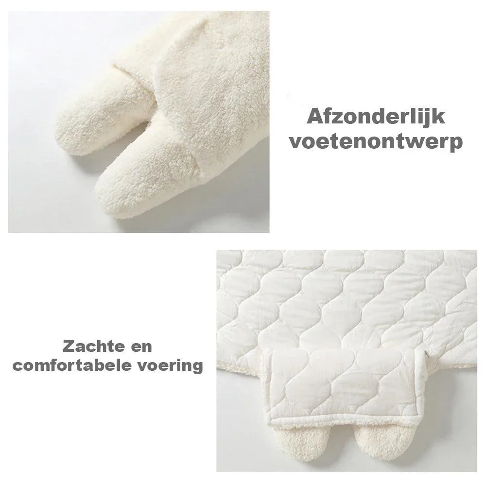 Fluffy Beren wikkeldeken | Warme en knusse baby slaapzak - Image 3