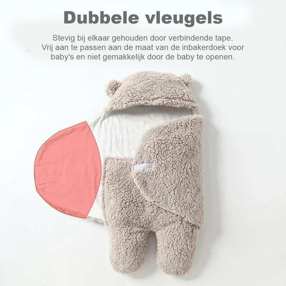 Fluffy Beren wikkeldeken | Warme en knusse baby slaapzak - Image 8