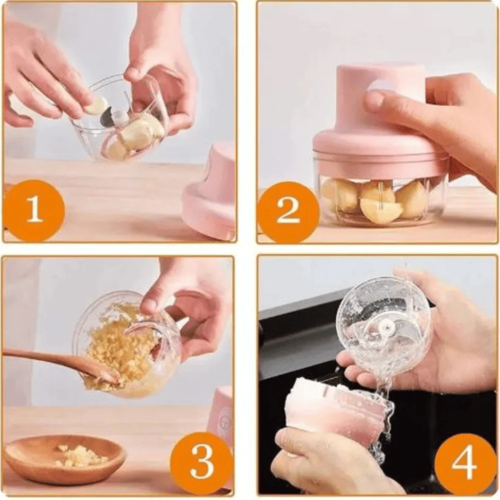 FoodChop | Handige snoerloze mini-voedselhakker - Image 4