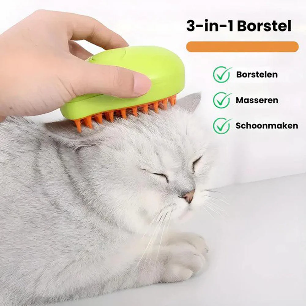 FurGlow™ | Stoomborstel voor katten en honden - Image 5