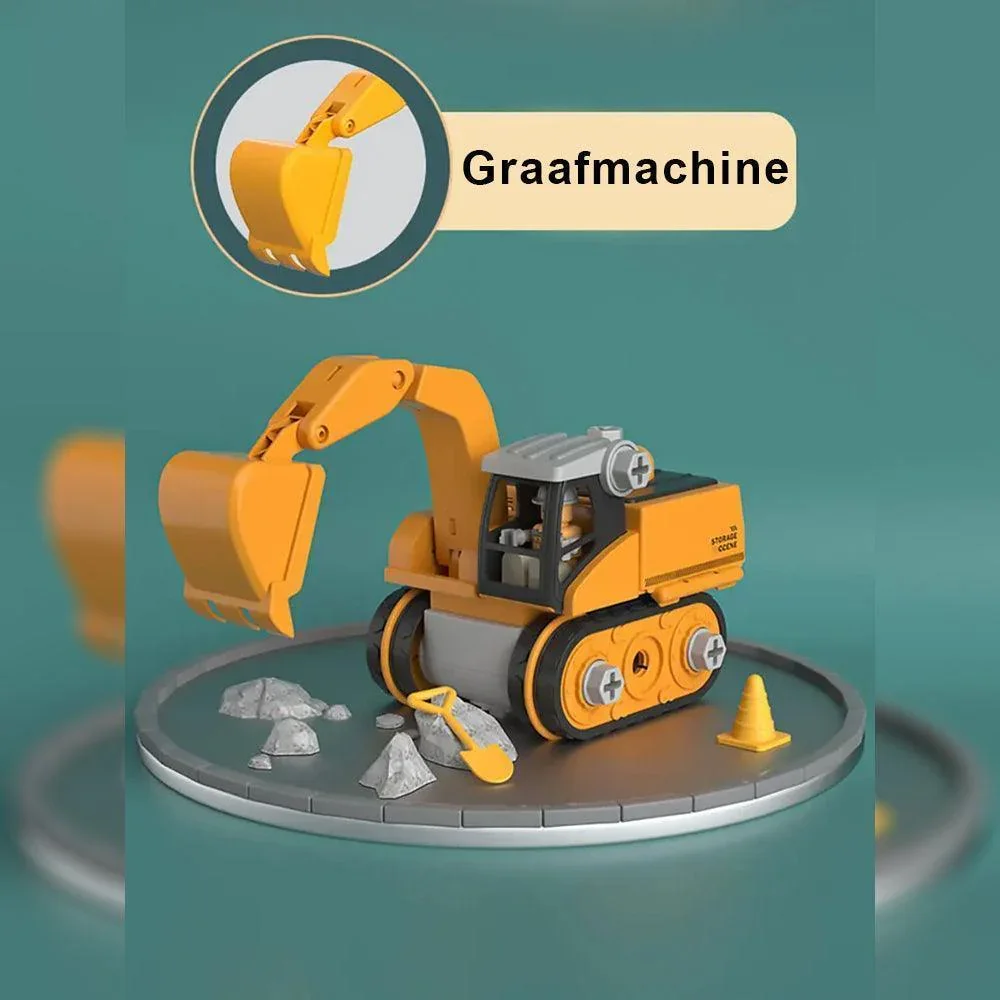 Graafmachine Avontuur | Educatief bouwspeelgoed voor jonge ingenieurs - Image 10