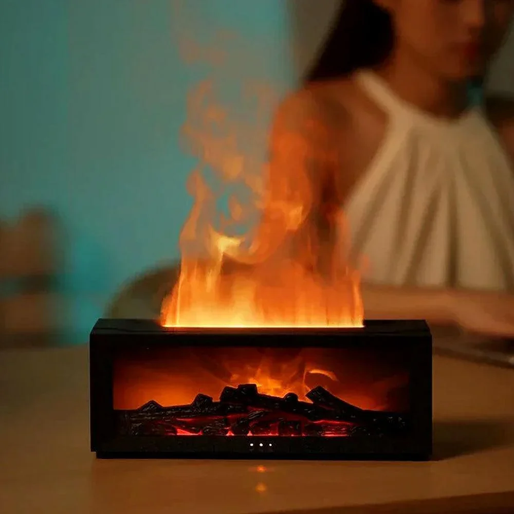 HaardVlam Luxe™ | Diffuser met vlamprojectie en aromatherapie - Image 3