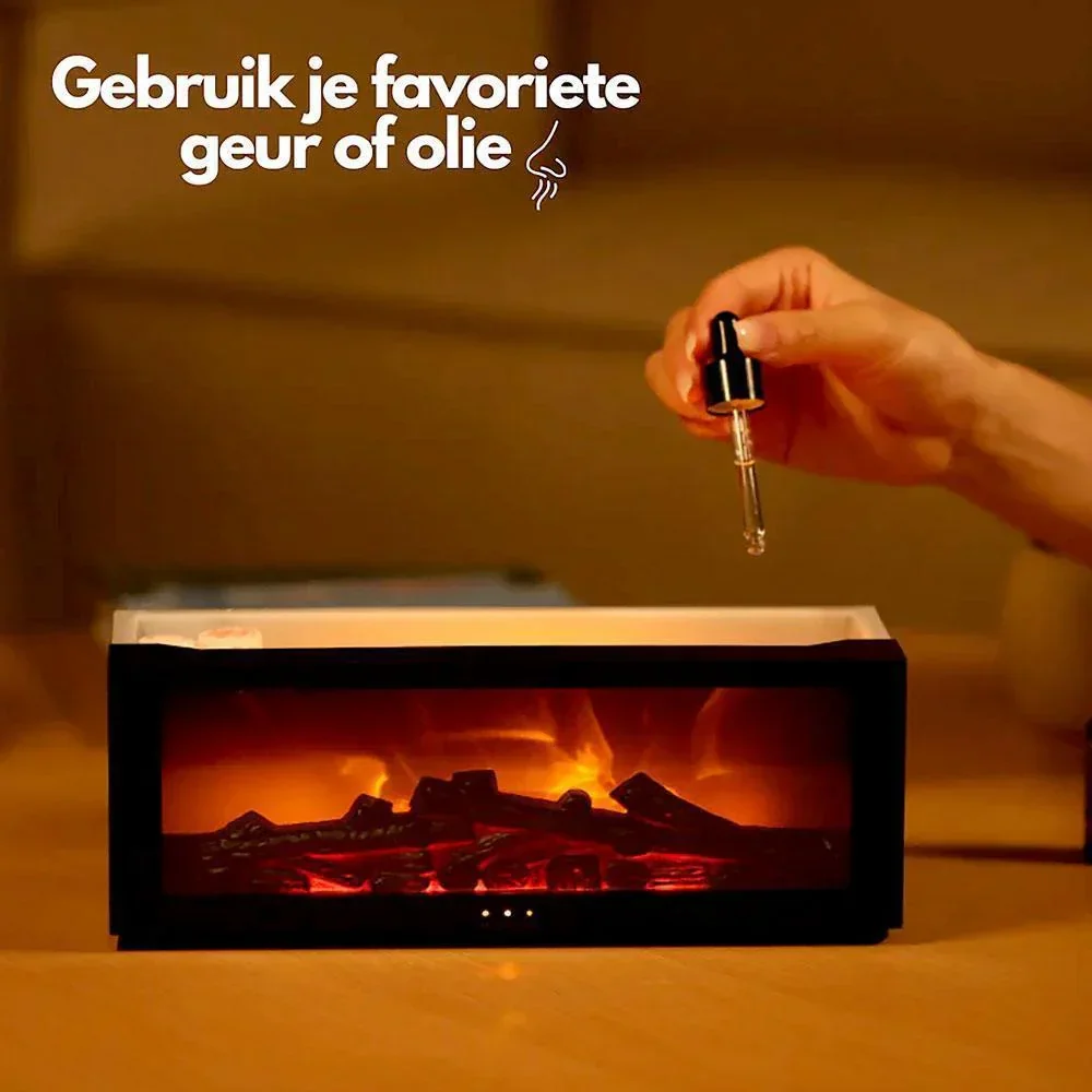 HaardVlam Luxe™ | Diffuser met vlamprojectie en aromatherapie - Image 5