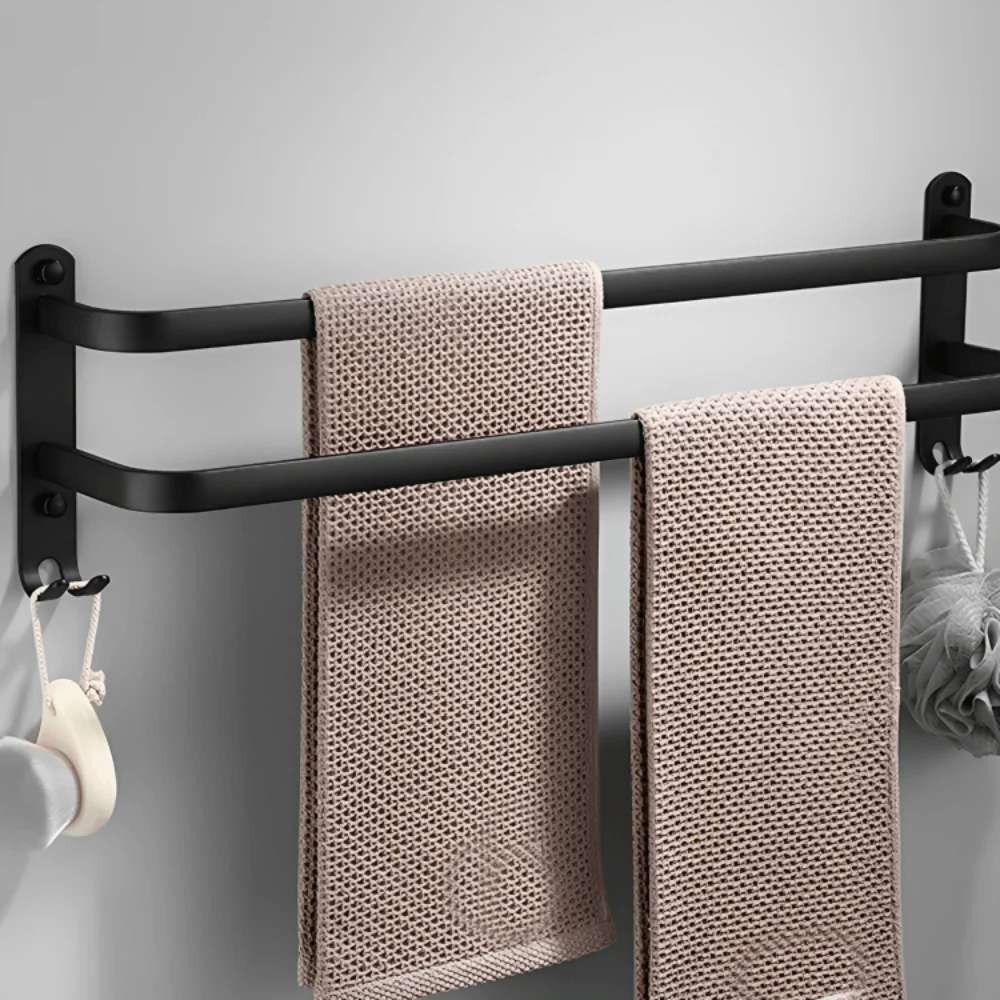 Handdoekenrek voor badkamer met haken - Image 14