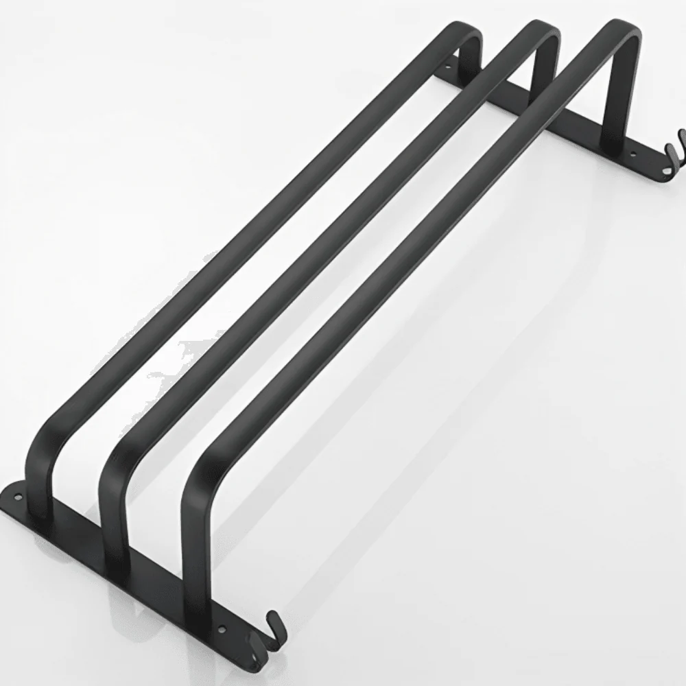 Handdoekenrek voor badkamer met haken - Image 8