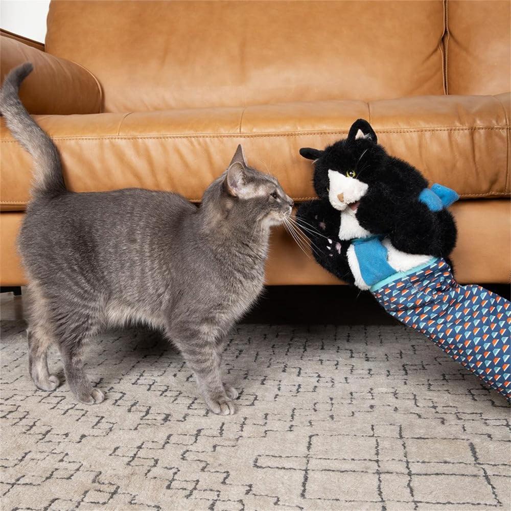 Kattenworstelaar handpop | Houd uw kat actief met leuke, interactieve spelletjes! - Image 3