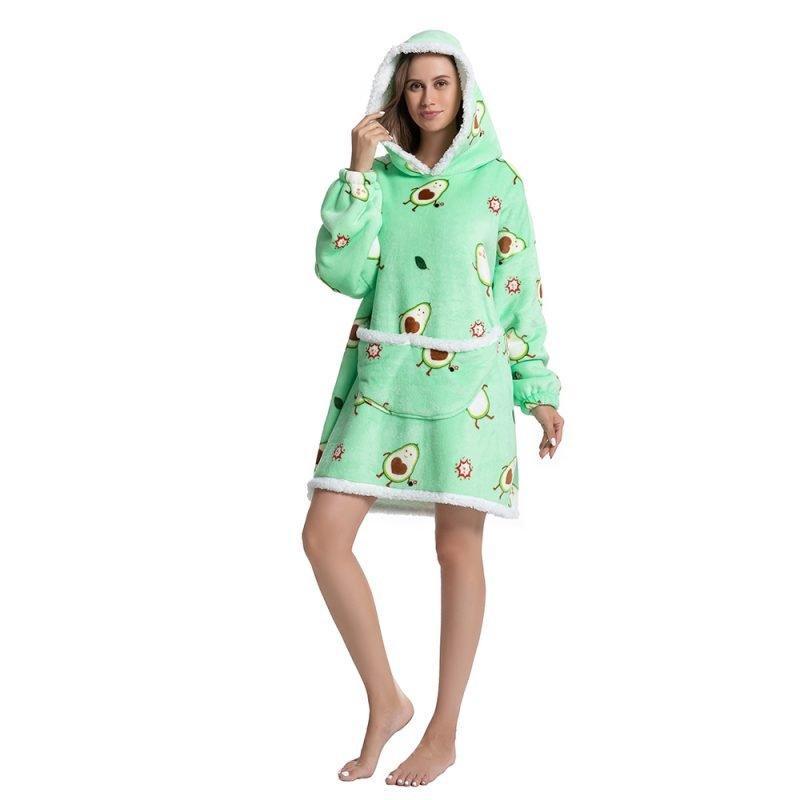 Shoodie™ New Avocado | Heb het nooit meer koud met deze warme fleece hoodie deken! - Image 4