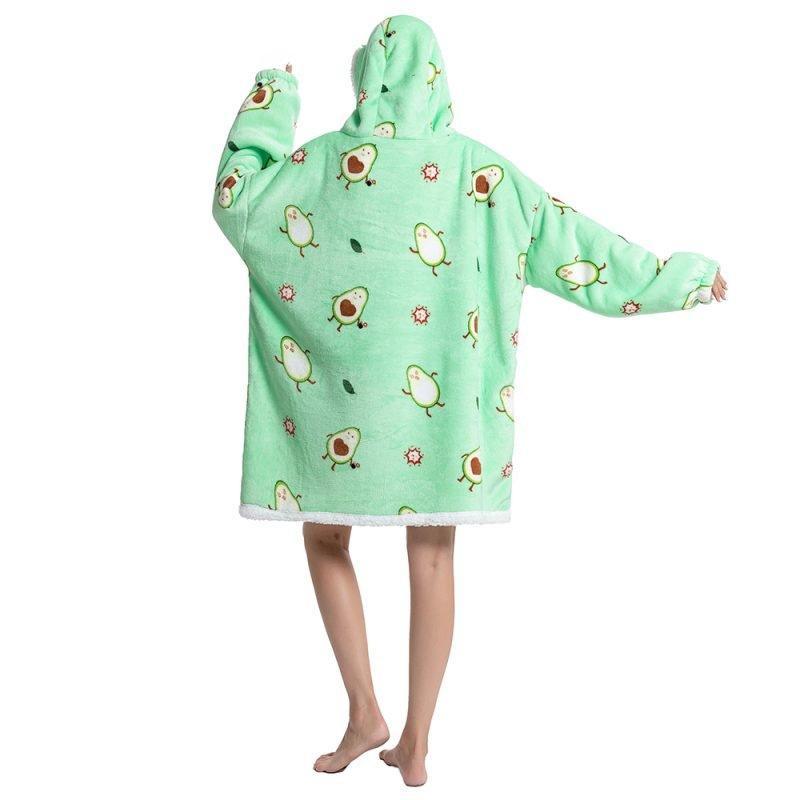 Shoodie™ New Avocado | Heb het nooit meer koud met deze warme fleece hoodie deken! - Image 5