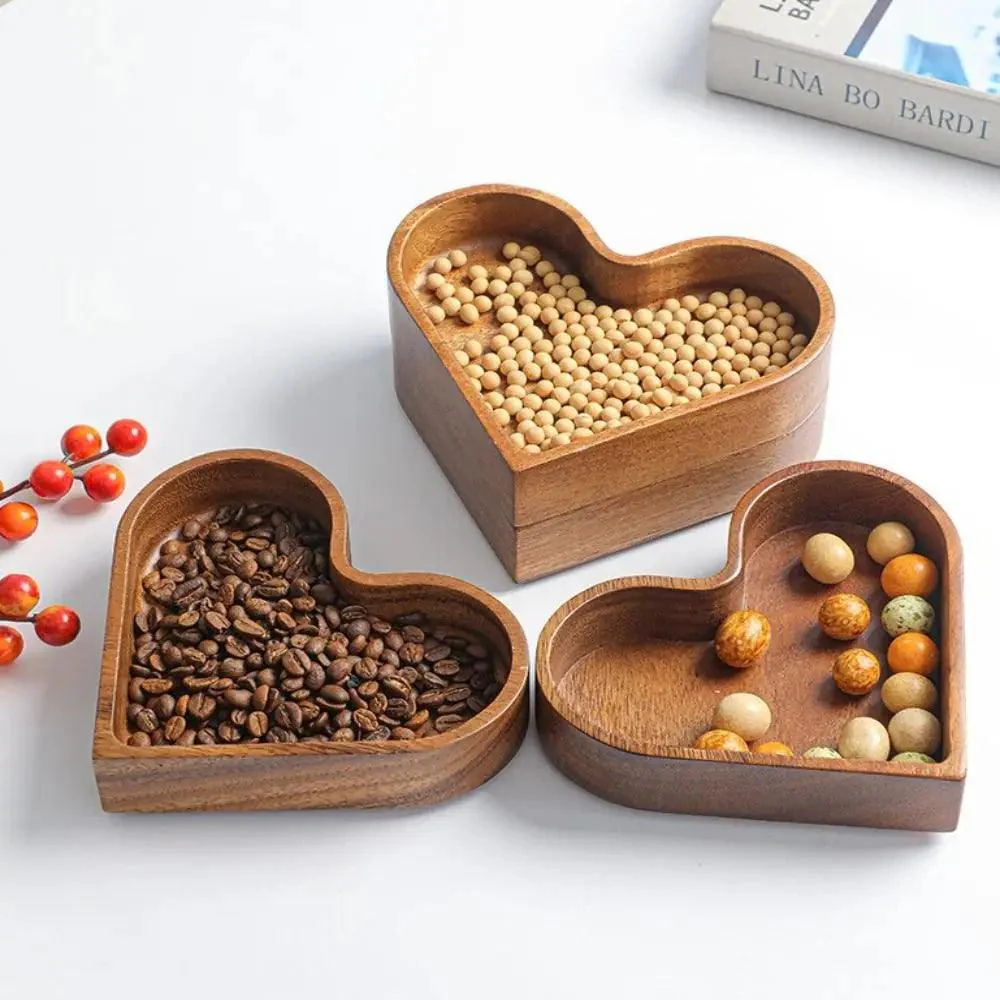 Love & Serve | Sfeervolle houten schaaltjes voor elke borrel (set 4 stuks) - Image 4