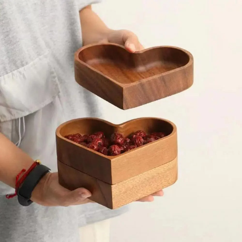 Love & Serve | Sfeervolle houten schaaltjes voor elke borrel (set 4 stuks) - Image 7