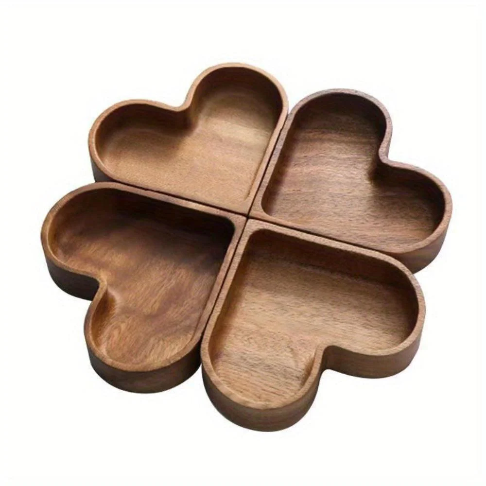 Love & Serve | Sfeervolle houten schaaltjes voor elke borrel (set 4 stuks) - Image 9
