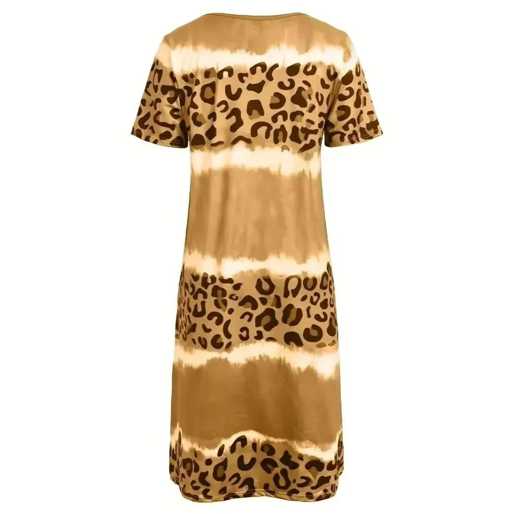 LunaVita | Dames zomerjurk met luipaardprint - Image 8