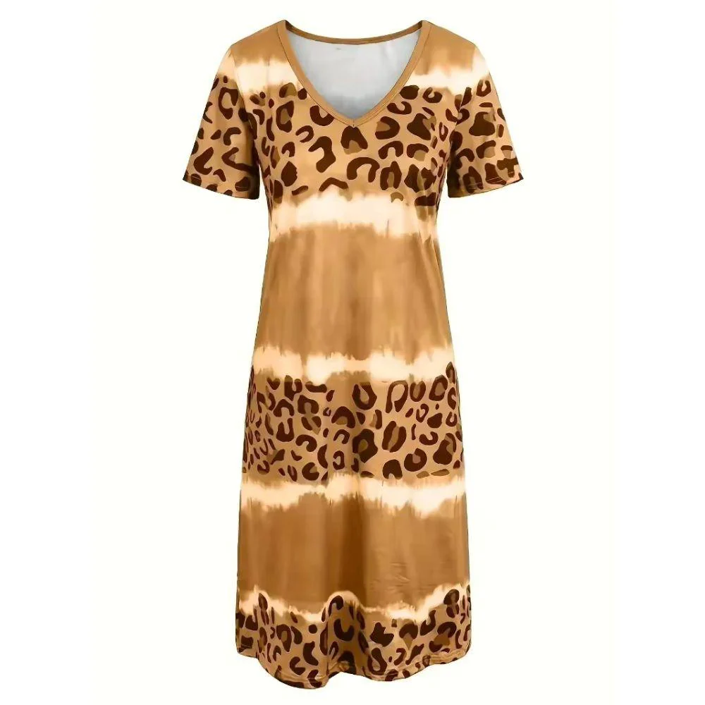 LunaVita | Dames zomerjurk met luipaardprint - Image 9