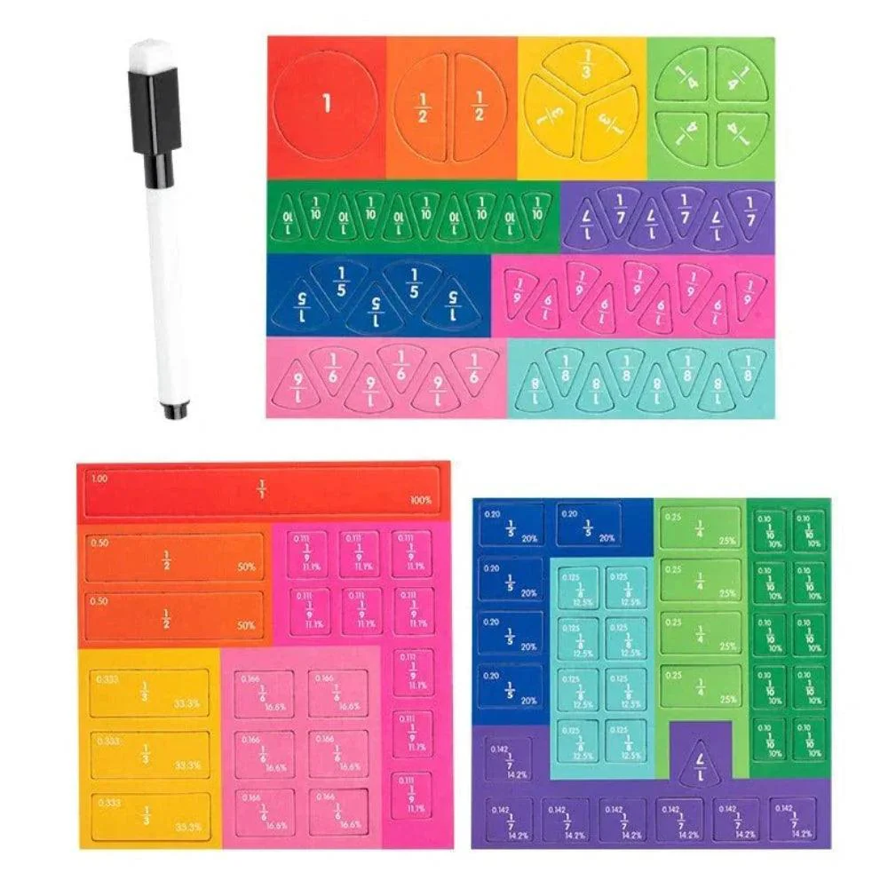 Magnetisch Breuken Spel | Leer gemakkelijk breuken begrijpen - Image 4