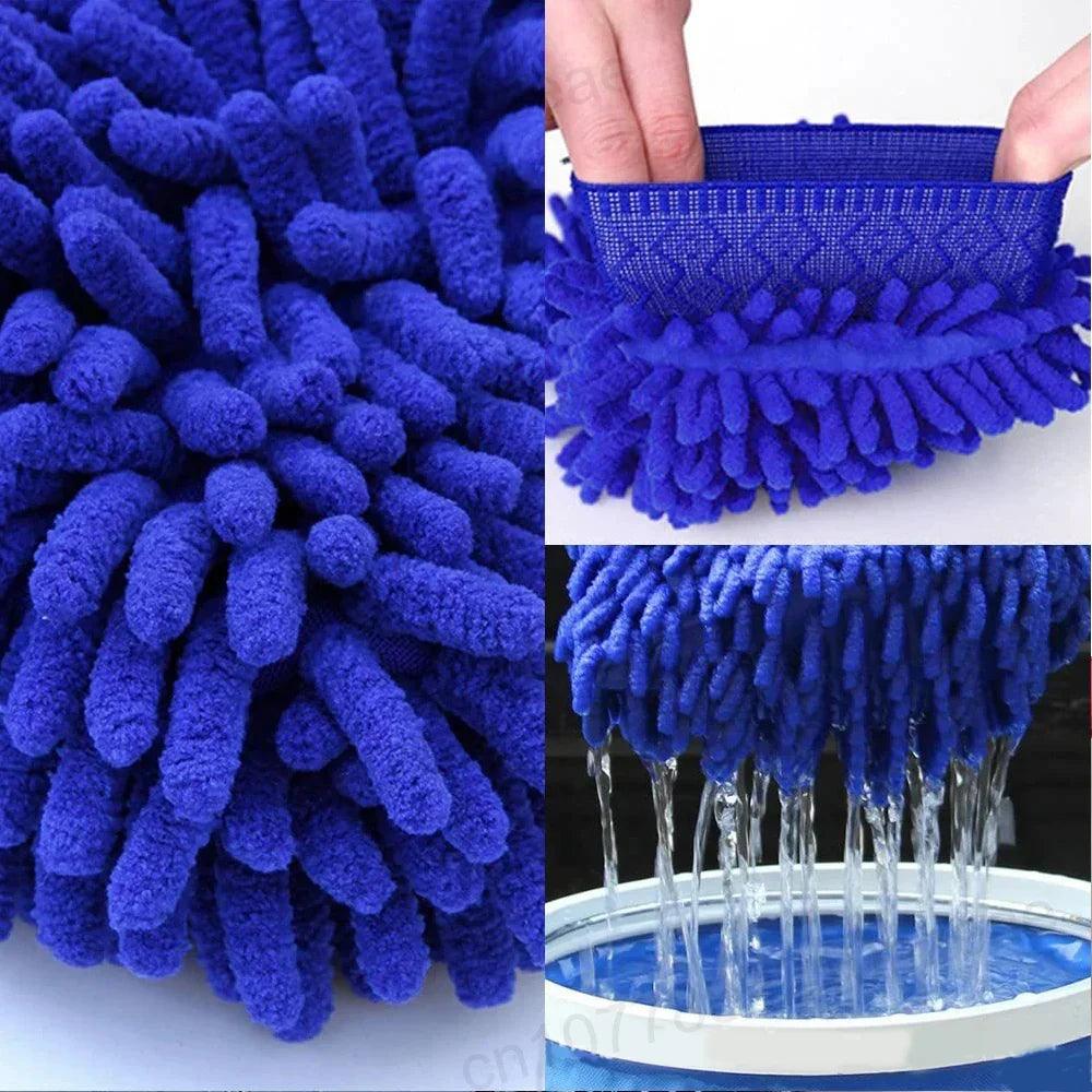 Microfiber Auto Washandschoen | Ultra Absorberend & Krastvrij - Image 3
