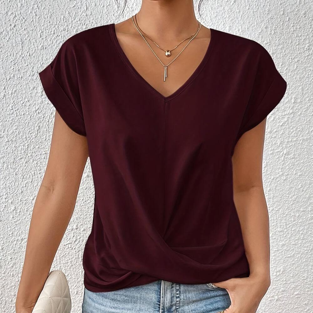 Mila™ | Casual T-shirt met V-hals - Image 3