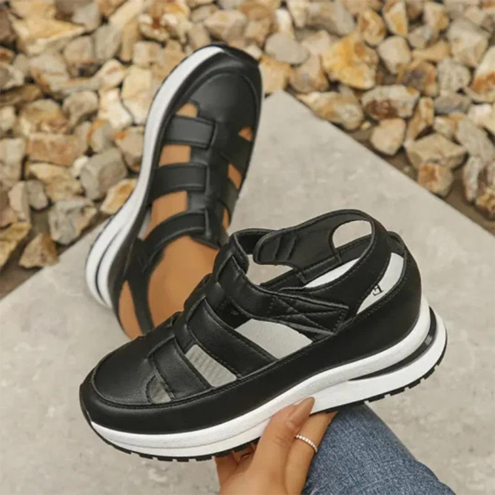 Nicole | Gesloten teen sneaker sandalen - Image 5