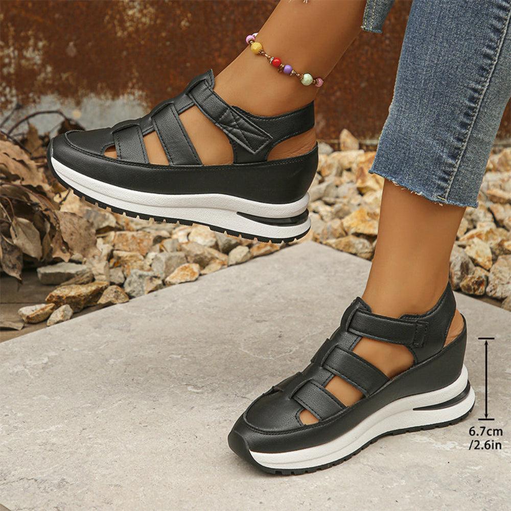 Nicole | Gesloten teen sneaker sandalen - Image 8