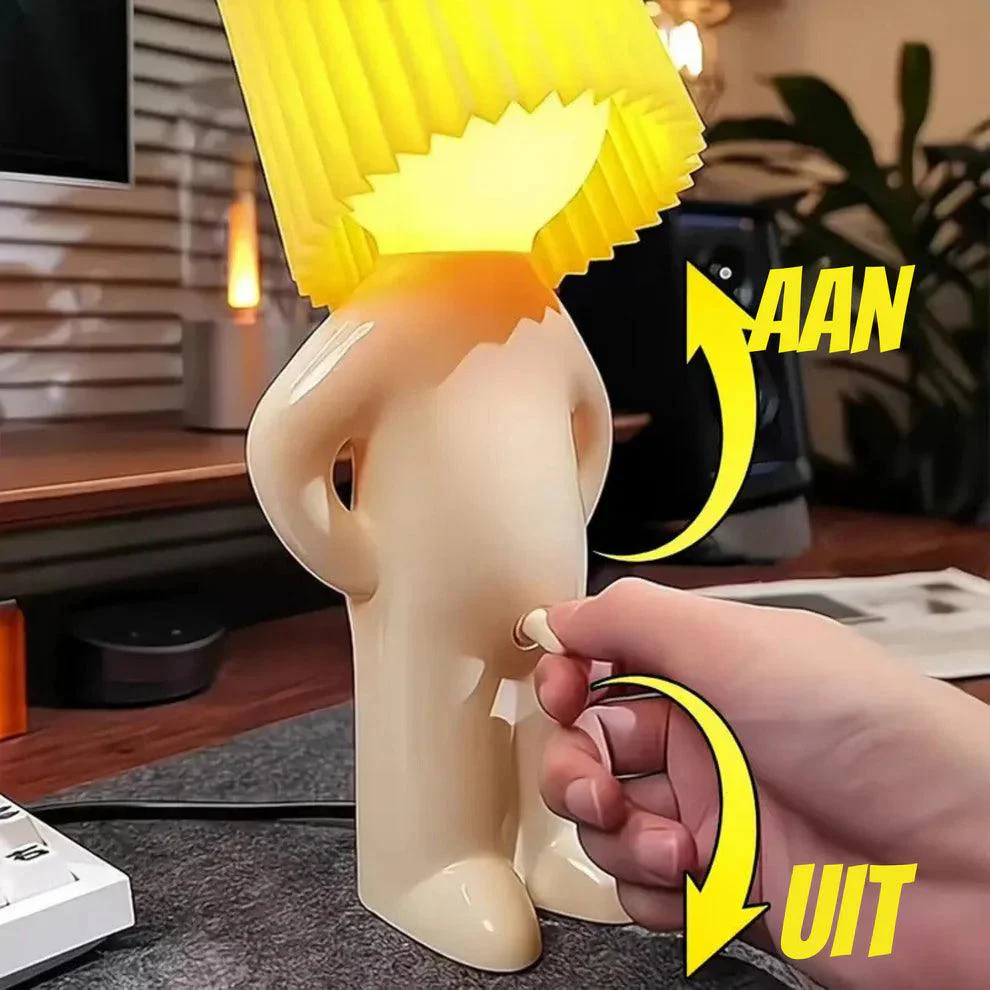 Ondeugend mannetje | Speels nachtlampje met USB-aansluiting - Image 3