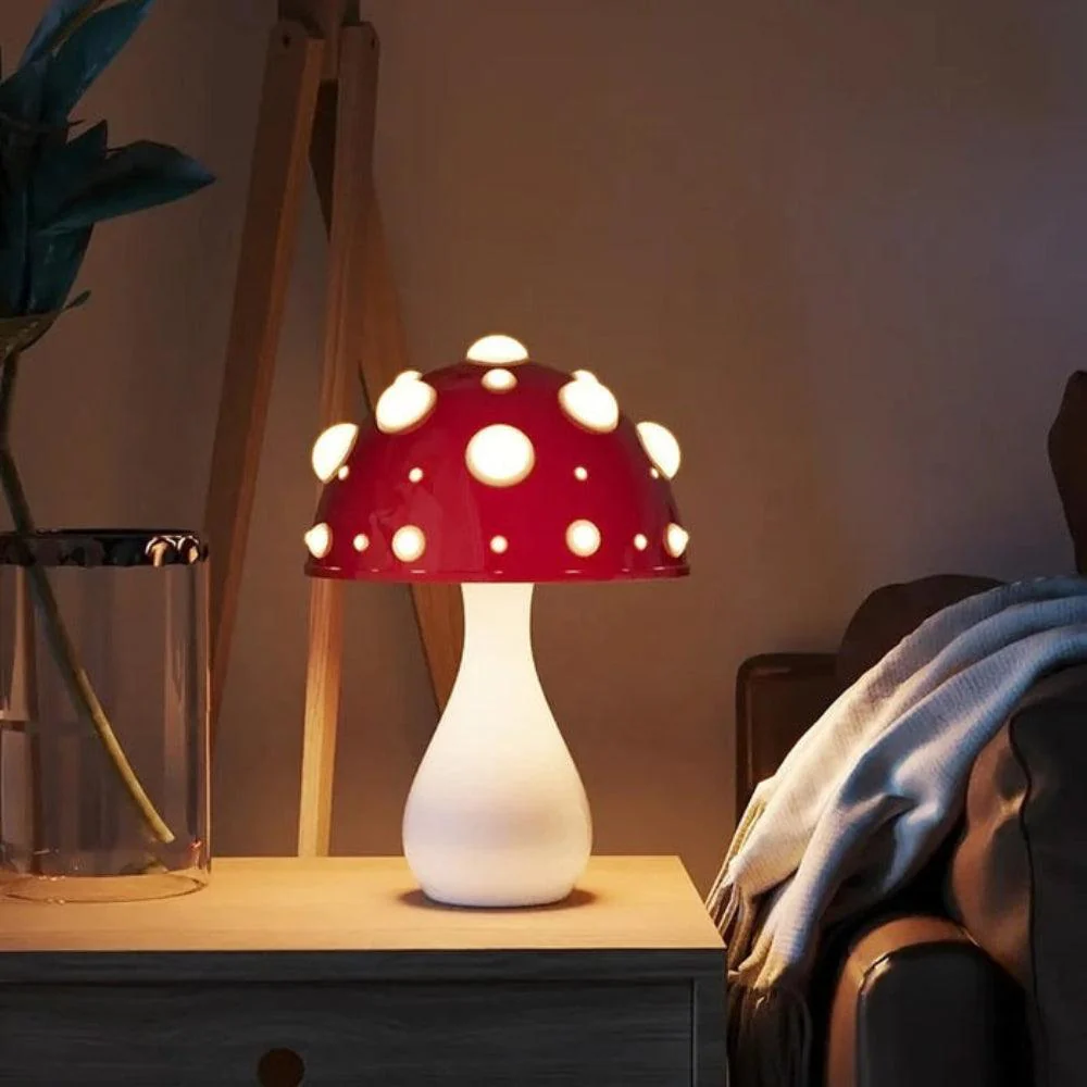 Paddenstoelen LED Lamp | Sfeervolle tafellamp geïnspireerd op de natuur - Image 2