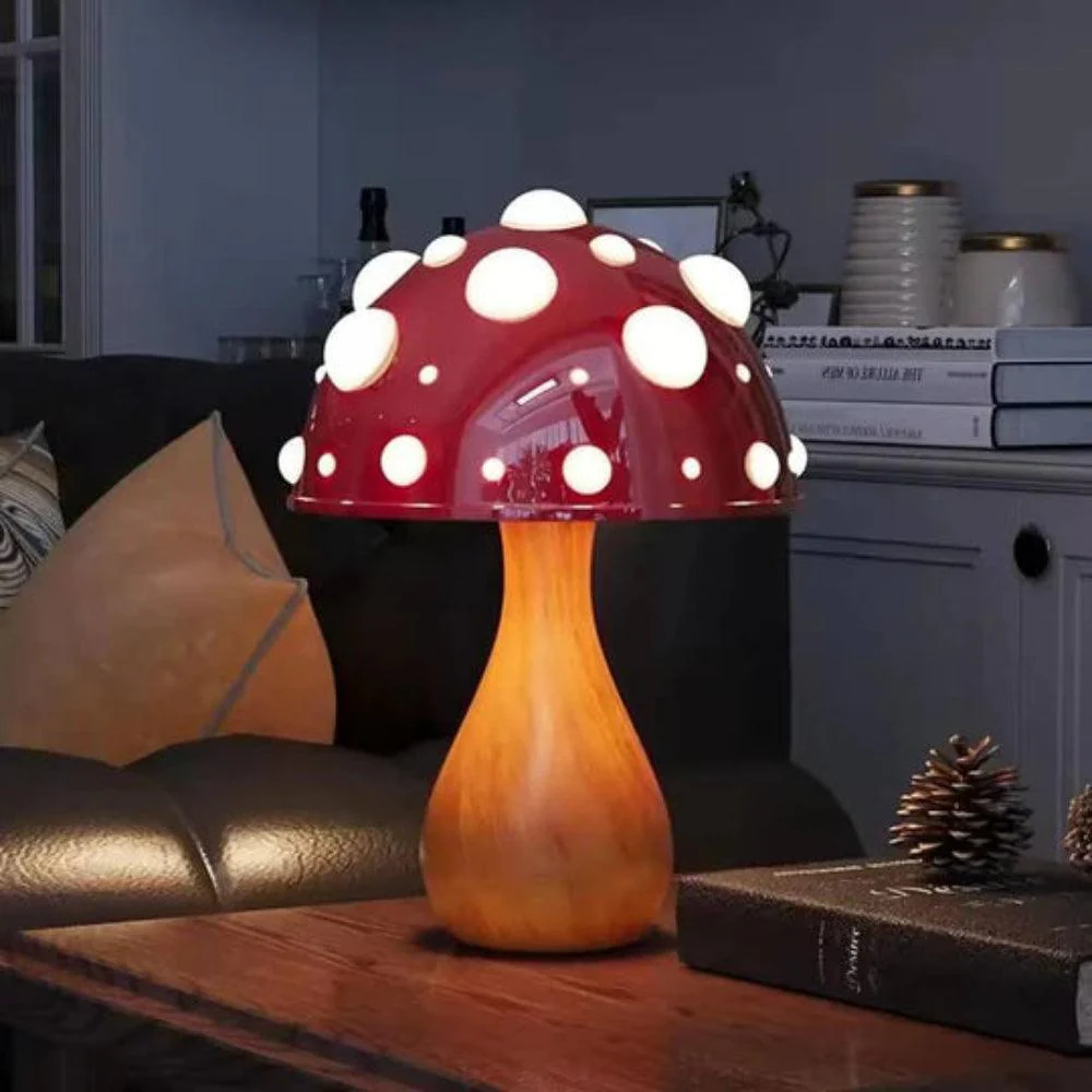 Paddenstoelen LED Lamp | Sfeervolle tafellamp geïnspireerd op de natuur - Image 7