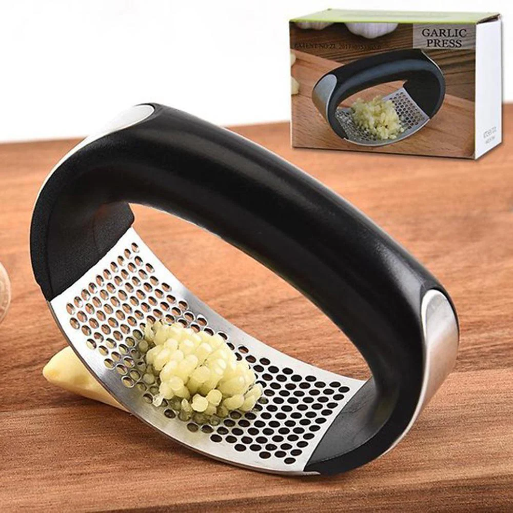 QuickPress | Ergonomische roestvrijstalen knoflookpers - Image 3