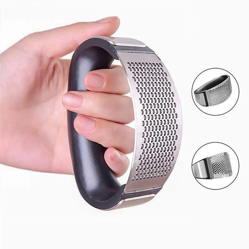 QuickPress | Ergonomische roestvrijstalen knoflookpers - Image 4