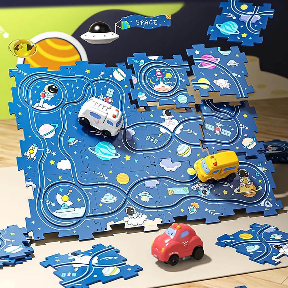 Racebaan Puzzel | Stimuleer de creativiteit van je kind - Image 3