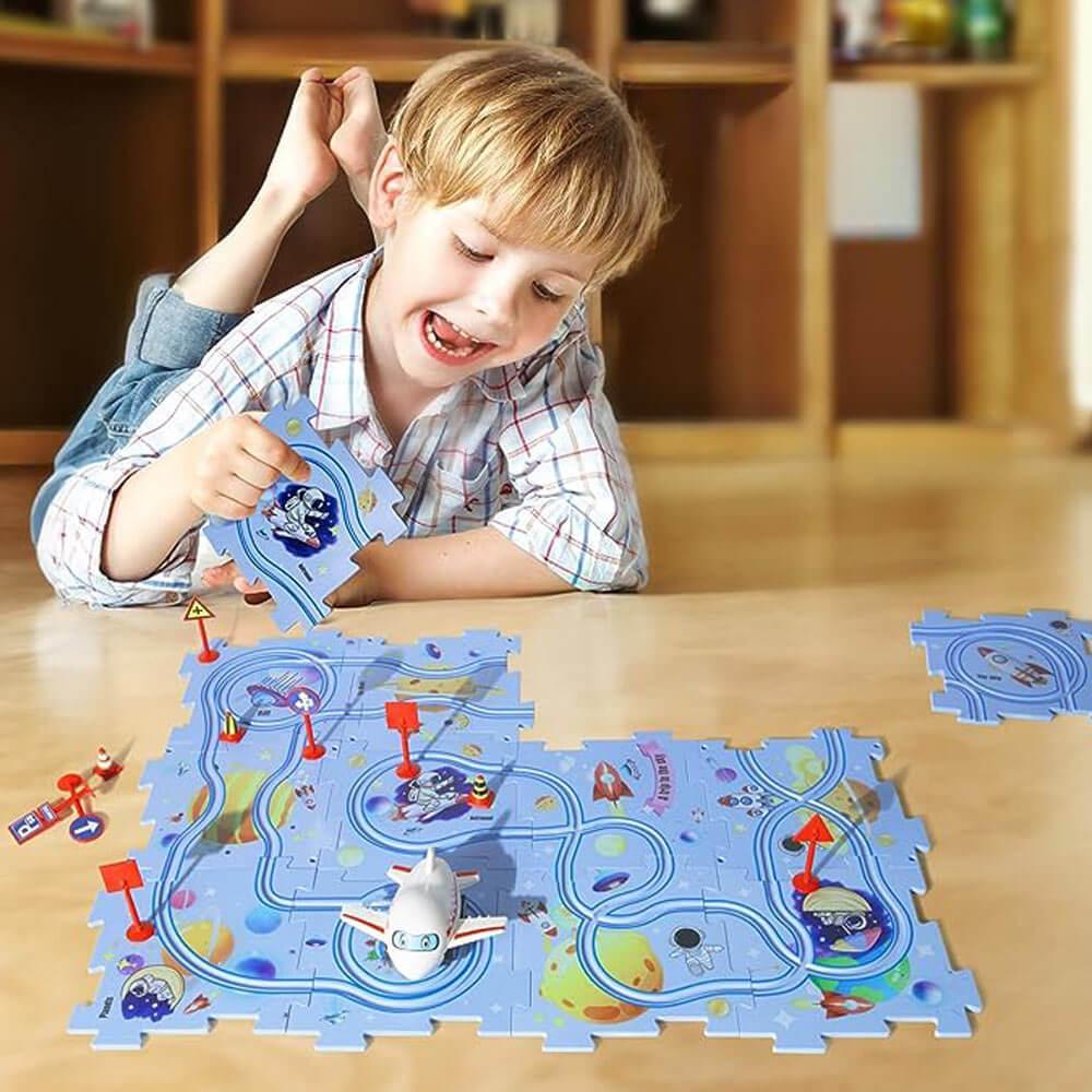 Racebaan Puzzel | Stimuleer de creativiteit van je kind - Image 4