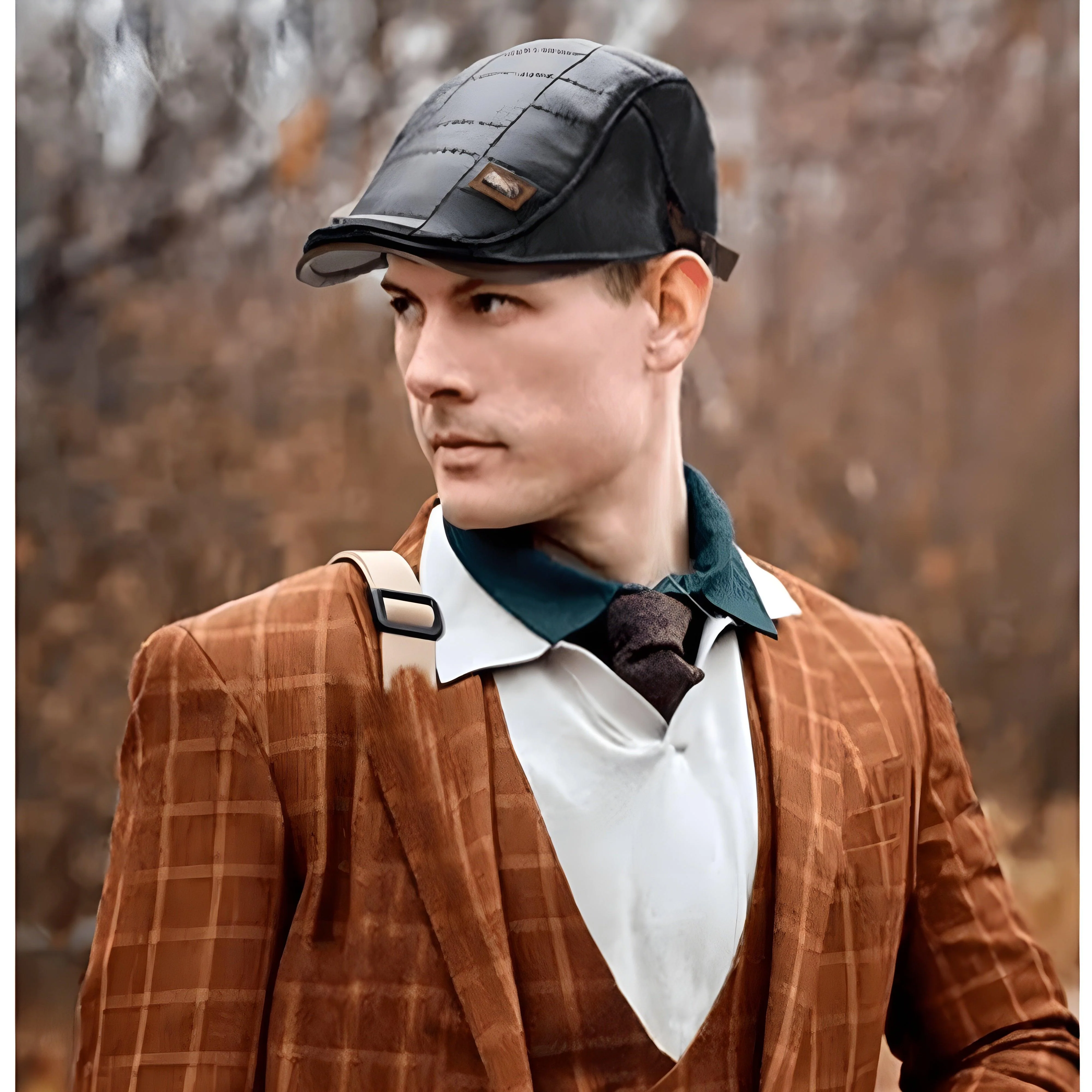 Retro heren mannen-baret - Image 7
