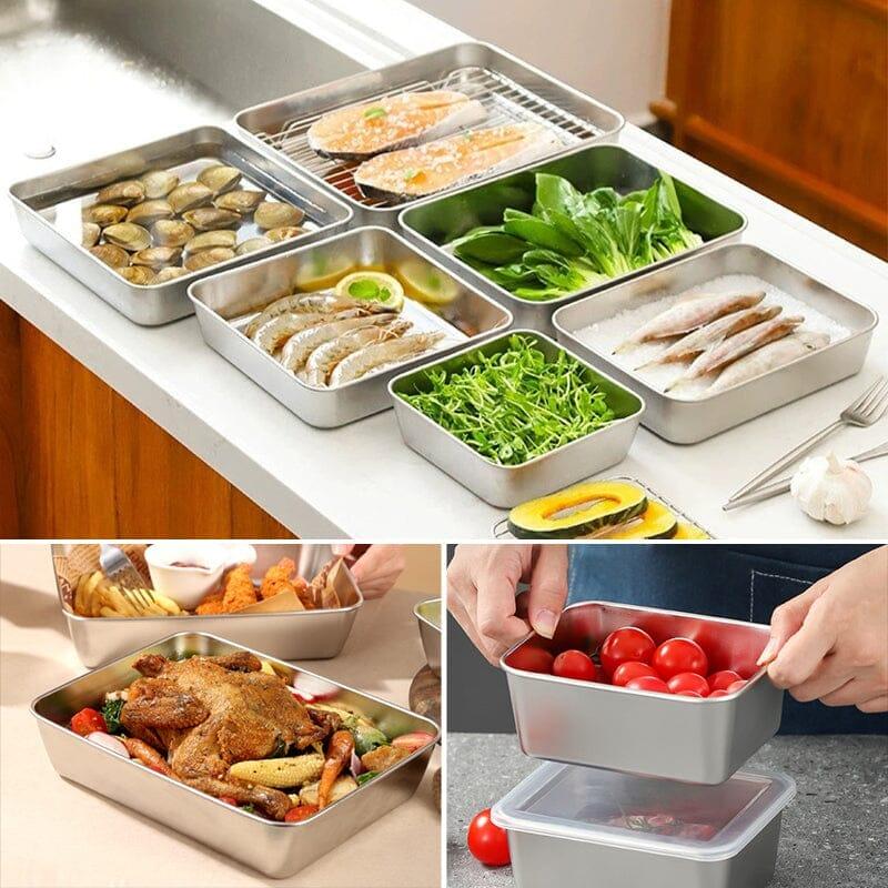RVS Meal Prep opbergbakjes met deksel | 2+2 gratis - Image 4