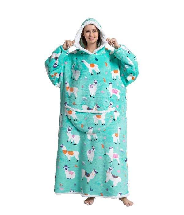 Shoodie Alpaca Extra Lang | Heb het nooit meer koud met deze warme fleece hoodie deken!! - Image 3