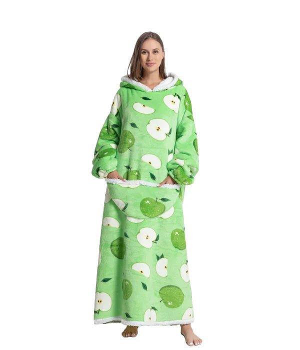 Shoodie Appel Extra Lang | Heb het nooit meer koud met deze warme fleece hoodie deken!! - Image 3