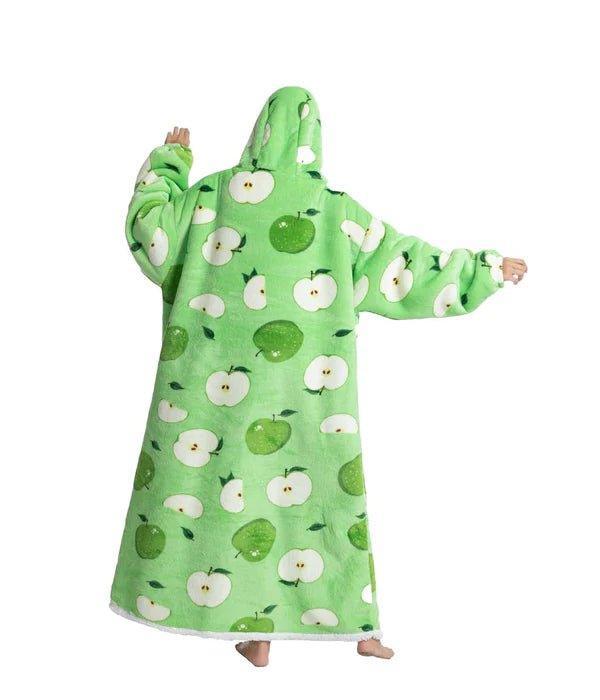 Shoodie Appel Extra Lang | Heb het nooit meer koud met deze warme fleece hoodie deken!! - Image 4