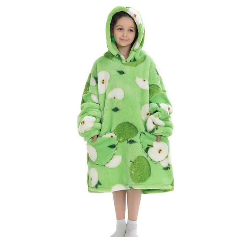 Shoodie™ Appel | Heb het nooit meer koud met deze warme fleece hoodie deken! - Image 6